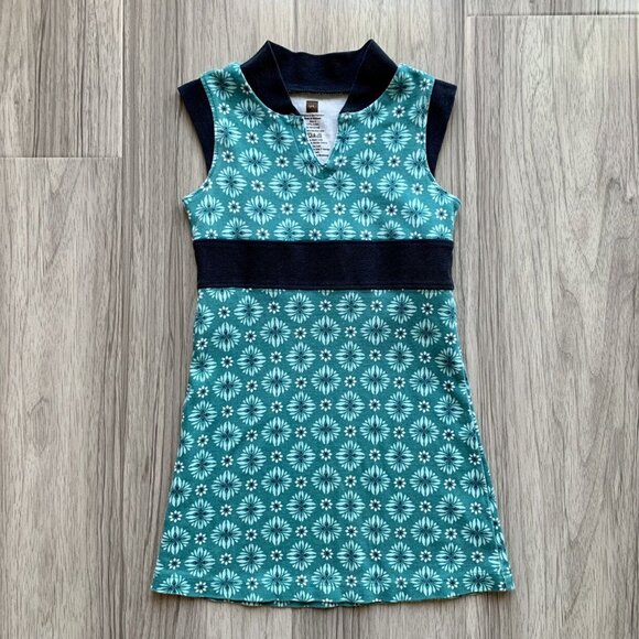 Tea Collection Split Neck Floral Medallion Dress - Picture 2 of 7